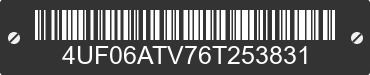 2006 ARCTIC CAT Arctic Cat 4UF06ATV76T253831 VIN decoded