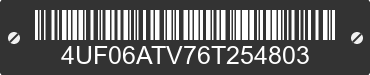 2006 ARCTIC CAT Arctic Cat 4UF06ATV76T254803 VIN decoded