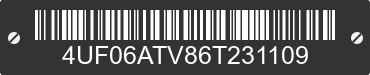 2006 ARCTIC CAT Arctic Cat 4UF06ATV86T231109 VIN decoded