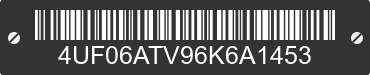 2006 ARCTIC CAT Arctic Cat 4UF06ATV96K6A1453 VIN decoded