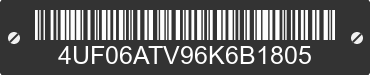 2006 ARCTIC CAT Arctic Cat 4UF06ATV96K6B1805 VIN decoded