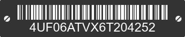 2006 ARCTIC CAT Arctic Cat 4UF06ATVX6T204252 VIN decoded