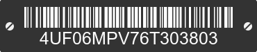 2006 ARCTIC CAT Arctic Cat 4UF06MPV76T303803 VIN decoded