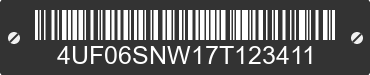 2007 ARCTIC CAT Arctic Cat 4UF06SNW17T123411 VIN decoded