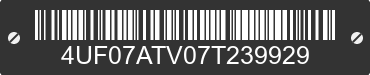 2007 ARCTIC CAT Arctic Cat 4UF07ATV07T239929 VIN decoded