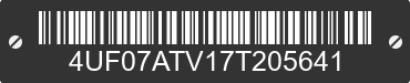2007 ARCTIC CAT Arctic Cat 4UF07ATV17T205641 VIN decoded