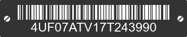 2007 ARCTIC CAT Arctic Cat 4UF07ATV17T243990 VIN decoded