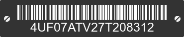 2007 ARCTIC CAT Arctic Cat 4UF07ATV27T208312 VIN decoded