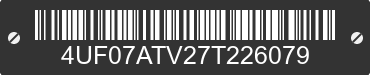 2007 ARCTIC CAT Arctic Cat 4UF07ATV27T226079 VIN decoded