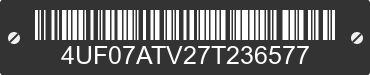 2007 ARCTIC CAT Arctic Cat 4UF07ATV27T236577 VIN decoded