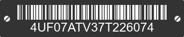 2007 ARCTIC CAT Arctic Cat 4UF07ATV37T226074 VIN decoded