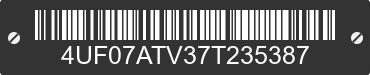 2007 ARCTIC CAT Arctic Cat 4UF07ATV37T235387 VIN decoded