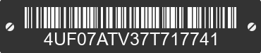 2007 ARCTIC CAT Arctic Cat 4UF07ATV37T717741 VIN decoded