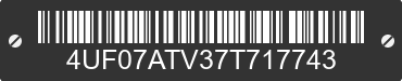 2007 ARCTIC CAT Arctic Cat 4UF07ATV37T717743 VIN decoded