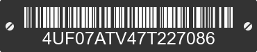 2007 ARCTIC CAT Arctic Cat 4UF07ATV47T227086 VIN decoded