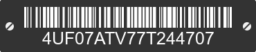 2007 ARCTIC CAT Arctic Cat 4UF07ATV77T244707 VIN decoded