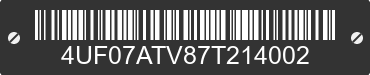 2007 ARCTIC CAT Arctic Cat 4UF07ATV87T214002 VIN decoded