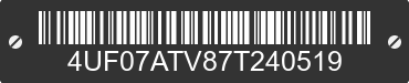 2007 ARCTIC CAT Arctic Cat 4UF07ATV87T240519 VIN decoded