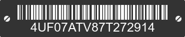 2007 ARCTIC CAT Arctic Cat 4UF07ATV87T272914 VIN decoded