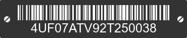 2002 ARCTIC CAT Arctic Cat 4UF07ATV92T250038 VIN decoded