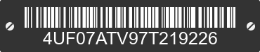 2007 ARCTIC CAT Arctic Cat 4UF07ATV97T219226 VIN decoded