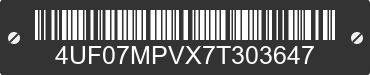 2007 ARCTIC CAT Arctic Cat 4UF07MPVX7T303647 VIN decoded