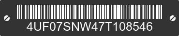 2007 ARCTIC CAT Arctic Cat 4UF07SNW47T108546 VIN decoded