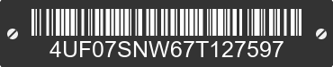 2007 ARCTIC CAT Arctic Cat 4UF07SNW67T127597 VIN decoded