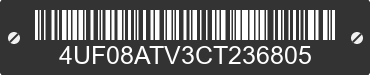 2012 ARCTIC CAT Arctic Cat 4UF08ATV3CT236805 VIN decoded