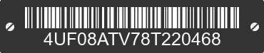 2008 ARCTIC CAT Arctic Cat 4UF08ATV78T220468 VIN decoded