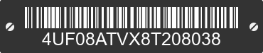 2008 ARCTIC CAT Arctic Cat 4UF08ATVX8T208038 VIN decoded