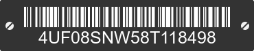2008 ARCTIC CAT Arctic Cat 4UF08SNW58T118498 VIN decoded