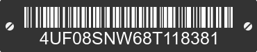 2008 ARCTIC CAT Arctic Cat 4UF08SNW68T118381 VIN decoded