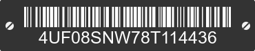 2008 ARCTIC CAT Arctic Cat 4UF08SNW78T114436 VIN decoded