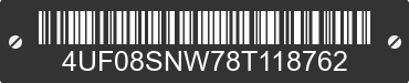 2008 ARCTIC CAT Arctic Cat 4UF08SNW78T118762 VIN decoded