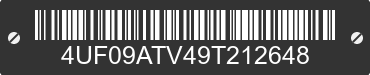 2009 ARCTIC CAT Arctic Cat 4UF09ATV49T212648 VIN decoded