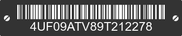 2009 ARCTIC CAT Arctic Cat 4UF09ATV89T212278 VIN decoded