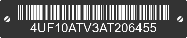 2010 ARCTIC CAT Arctic Cat 4UF10ATV3AT206455 VIN decoded
