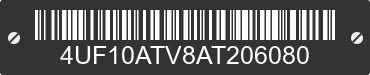 2010 ARCTIC CAT Arctic Cat 4UF10ATV8AT206080 VIN decoded