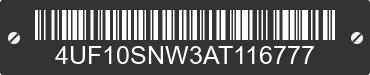 2010 ARCTIC CAT Arctic Cat 4UF10SNW3AT116777 VIN decoded