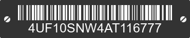 2010 ARCTIC CAT Arctic Cat 4UF10SNW4AT116777 VIN decoded