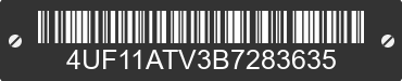 2011 ARCTIC CAT Arctic Cat 4UF11ATV3B7283635 VIN decoded