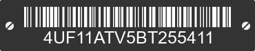 2011 ARCTIC CAT Arctic Cat 4UF11ATV5BT255411 VIN decoded