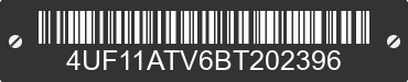 2011 ARCTIC CAT Arctic Cat 4UF11ATV6BT202396 VIN decoded