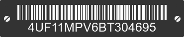 2011 ARCTIC CAT Arctic Cat 4UF11MPV6BT304695 VIN decoded