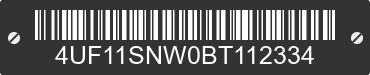 2011 ARCTIC CAT Arctic Cat 4UF11SNW0BT112334 VIN decoded
