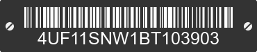2011 ARCTIC CAT Arctic Cat 4UF11SNW1BT103903 VIN decoded