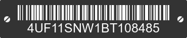 2011 ARCTIC CAT Arctic Cat 4UF11SNW1BT108485 VIN decoded