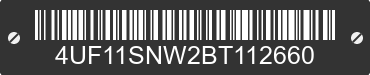 2011 ARCTIC CAT Arctic Cat 4UF11SNW2BT112660 VIN decoded