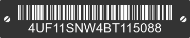 2011 ARCTIC CAT Arctic Cat 4UF11SNW4BT115088 VIN decoded